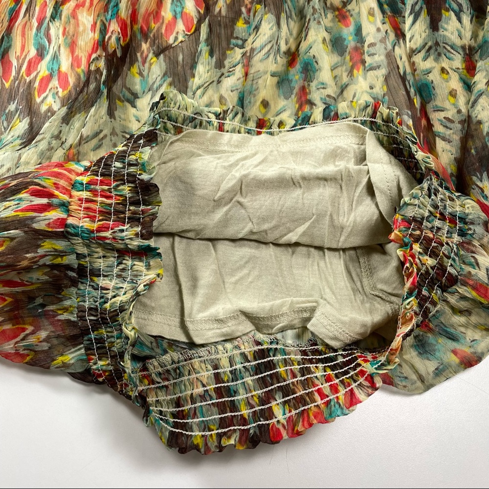 Danielrainn Beautiful Spring Printed Chiffon Blou… - image 6